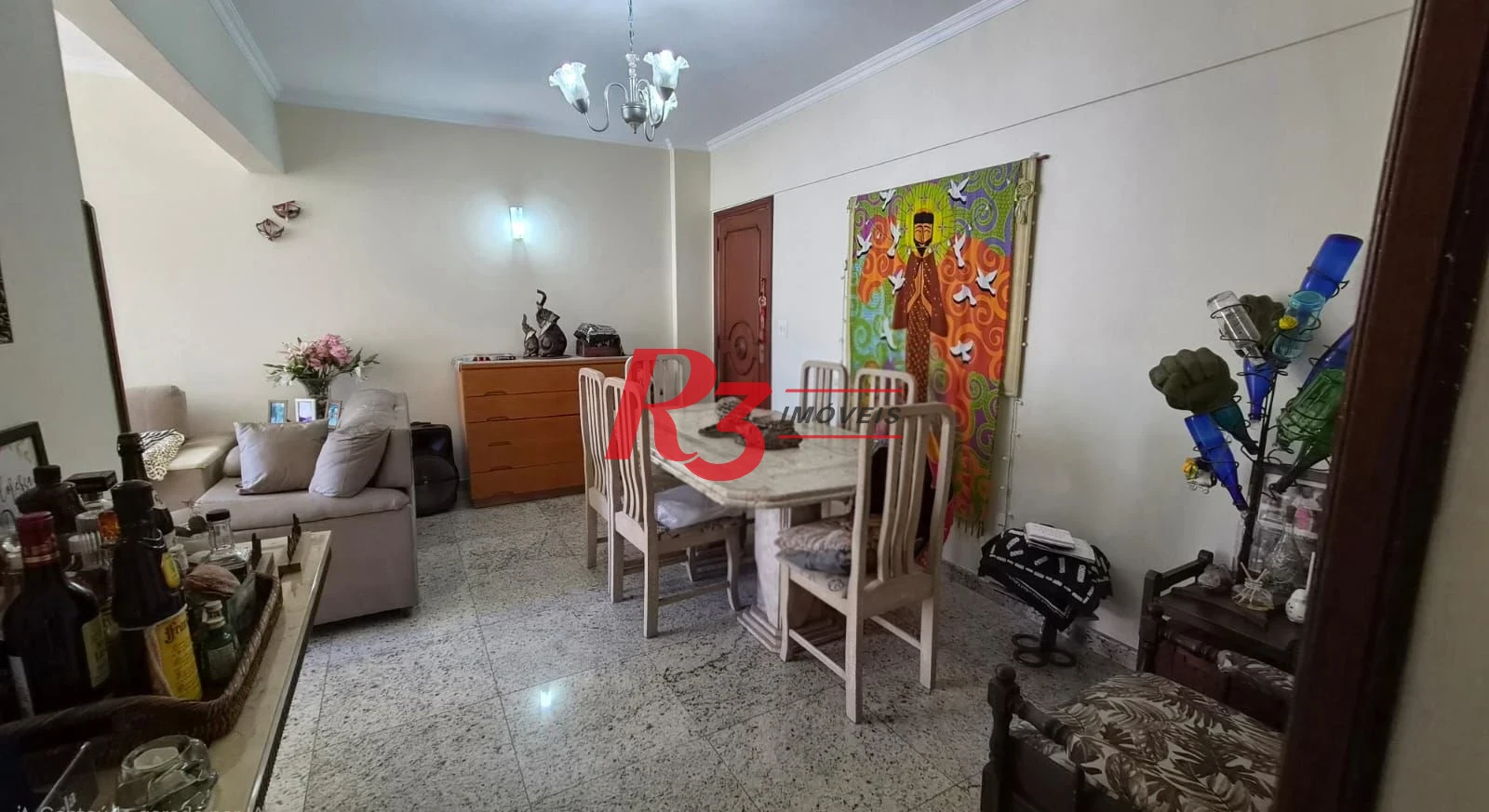 Apartamento com 3 dormitórios à venda, 120 m² por R$ 800.000,00 - José Menino - Santos/SP