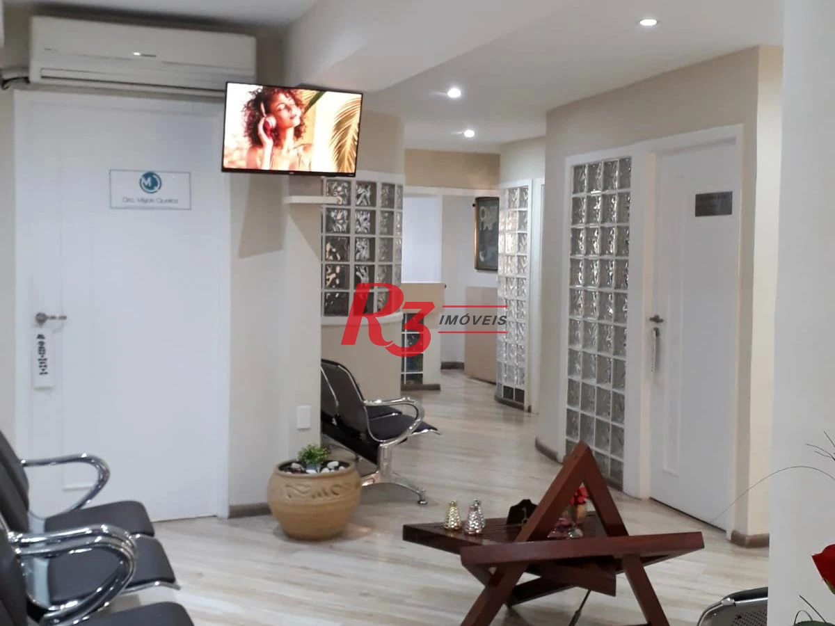 Sala para alugar, 99 m² por R$ 3.000,00/mês - Gonzaga - Santos/SP