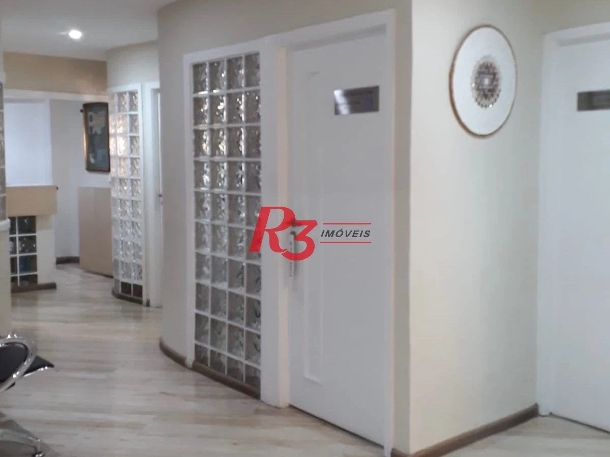 Sala para alugar, 99 m² por R$ 3.000,00/mês - Gonzaga - Santos/SP