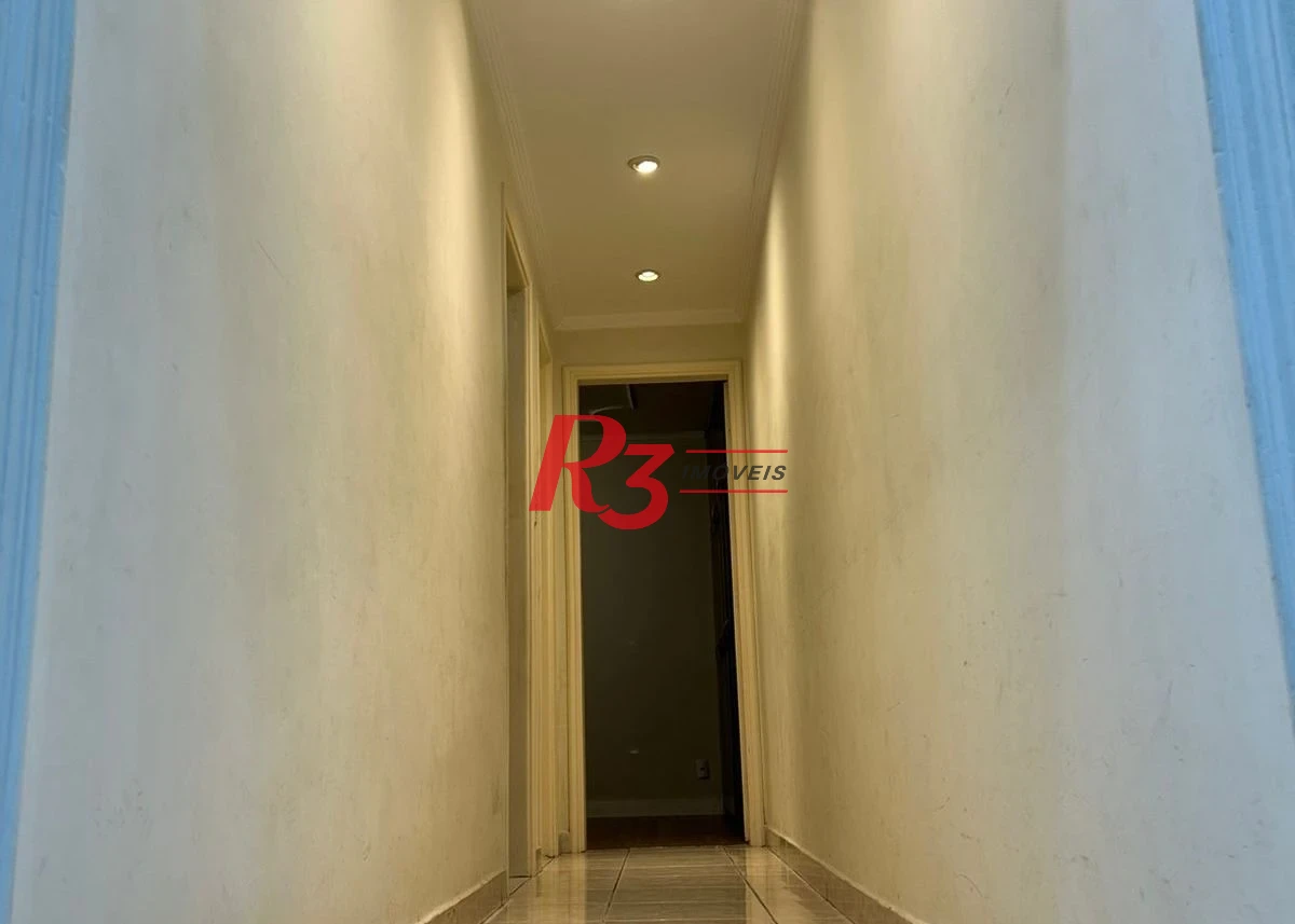 Apartamento com 2 dormitórios para alugar, 90 m² por R$ 4.700,00/mês - Campo Grande - Santos/SP