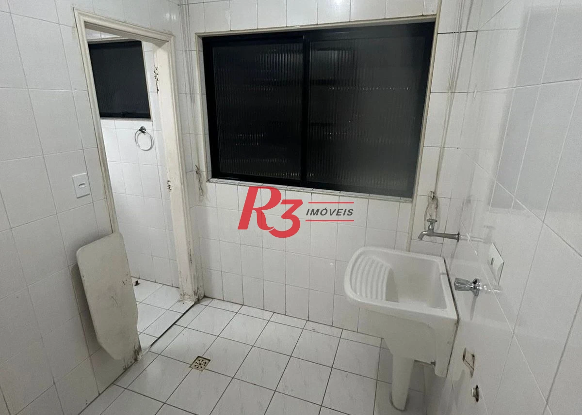 Apartamento com 2 dormitórios para alugar, 90 m² por R$ 4.700,00/mês - Campo Grande - Santos/SP