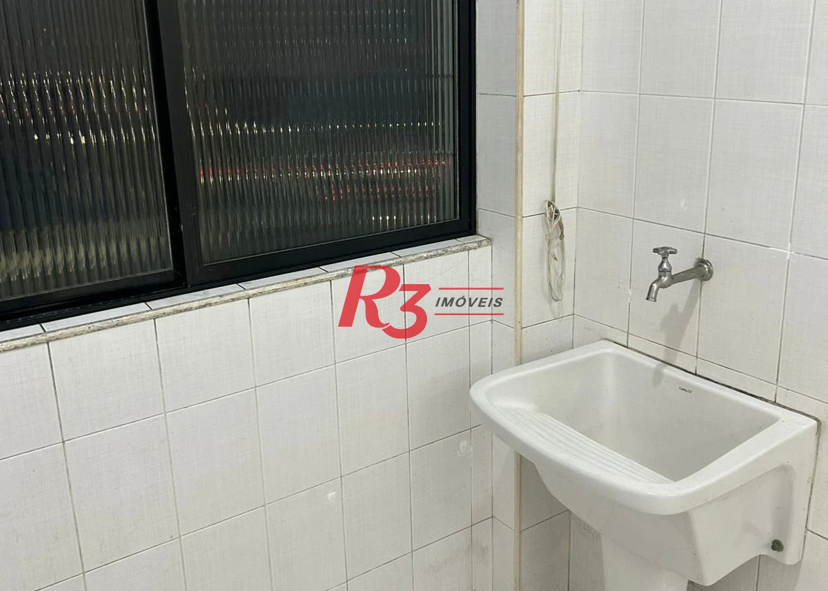 Apartamento com 2 dormitórios para alugar, 90 m² por R$ 4.700,00/mês - Campo Grande - Santos/SP