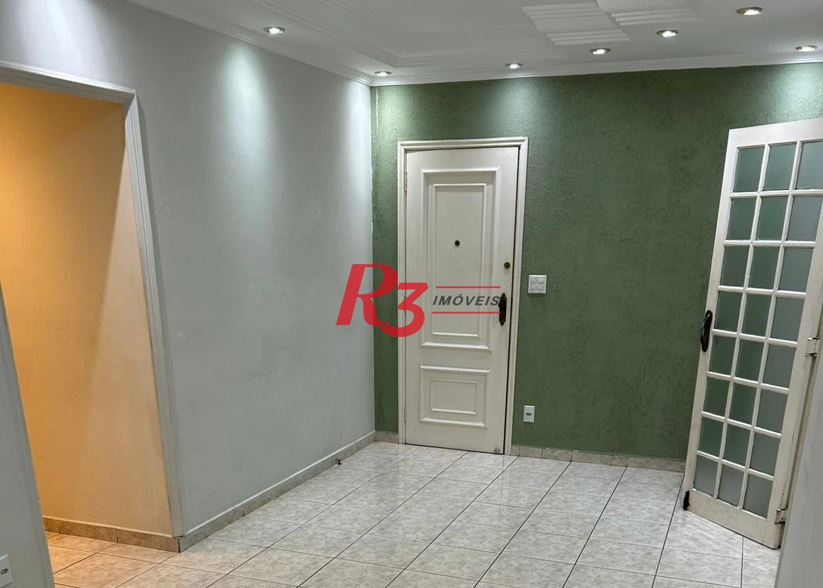 Apartamento com 2 dormitórios para alugar, 90 m² por R$ 4.700,00/mês - Campo Grande - Santos/SP