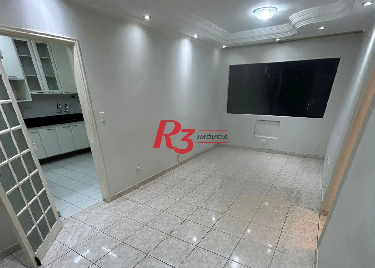 Apartamento com 2 dormitórios para alugar, 90 m² por R$ 4.700,00/mês - Campo Grande - Santos/SP
