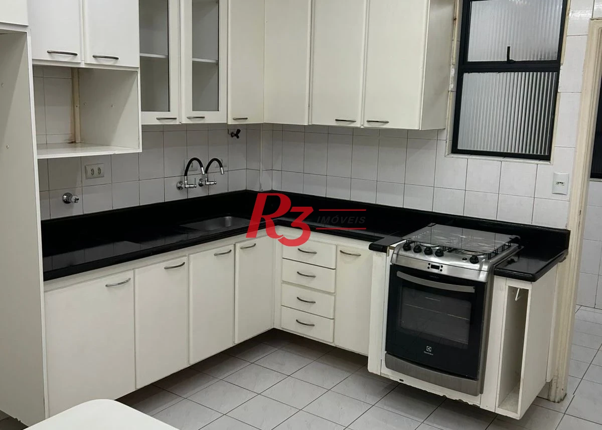 Apartamento com 2 dormitórios para alugar, 90 m² por R$ 4.700,00/mês - Campo Grande - Santos/SP