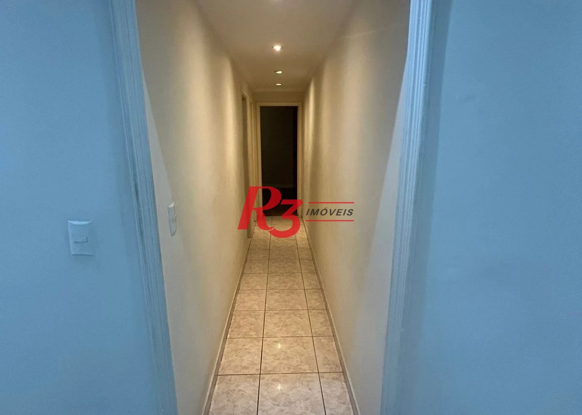 Apartamento com 2 dormitórios para alugar, 90 m² por R$ 4.700,00/mês - Campo Grande - Santos/SP