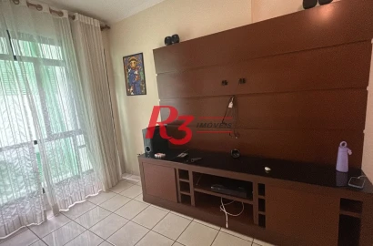 Apartamento com 2 dormitórios para alugar, 80 m² por R$ 3.500,00/mês - Campo Grande - Santos/SP