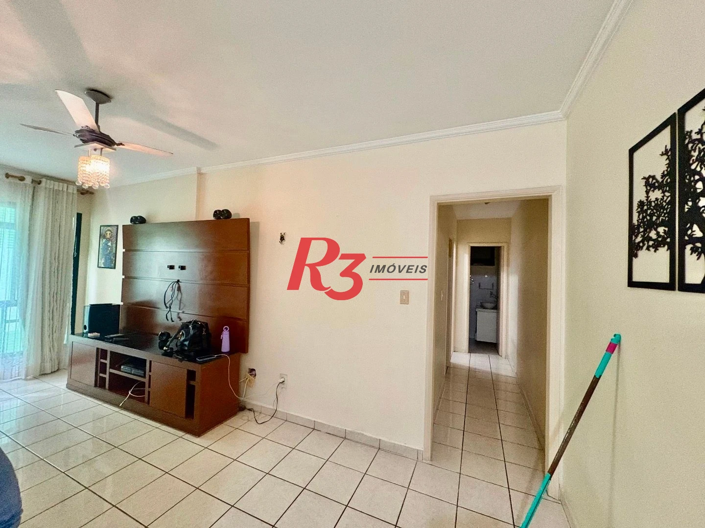 Apartamento com 2 dormitórios para alugar, 80 m² por R$ 3.500,00/mês - Campo Grande - Santos/SP