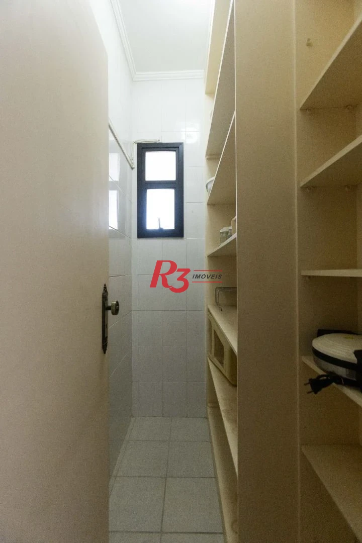 Apartamento com 3 dormitórios para alugar, 188 m² por R$ 8.700,00/mês - Gonzaga - Santos/SP