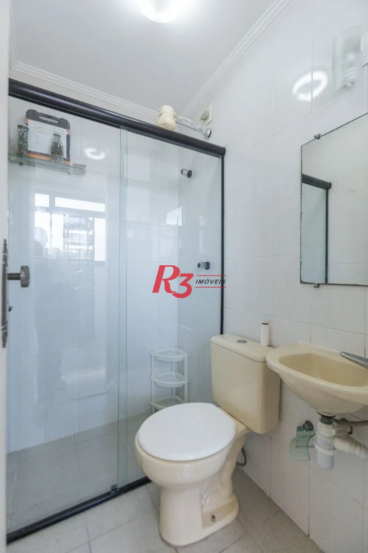 Apartamento com 3 dormitórios para alugar, 188 m² por R$ 8.700,00/mês - Gonzaga - Santos/SP