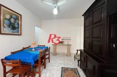 Apartamento com 1 dormitório à venda, 52 m² por R$ 415.000,00 - Boqueirão - Santos/SP