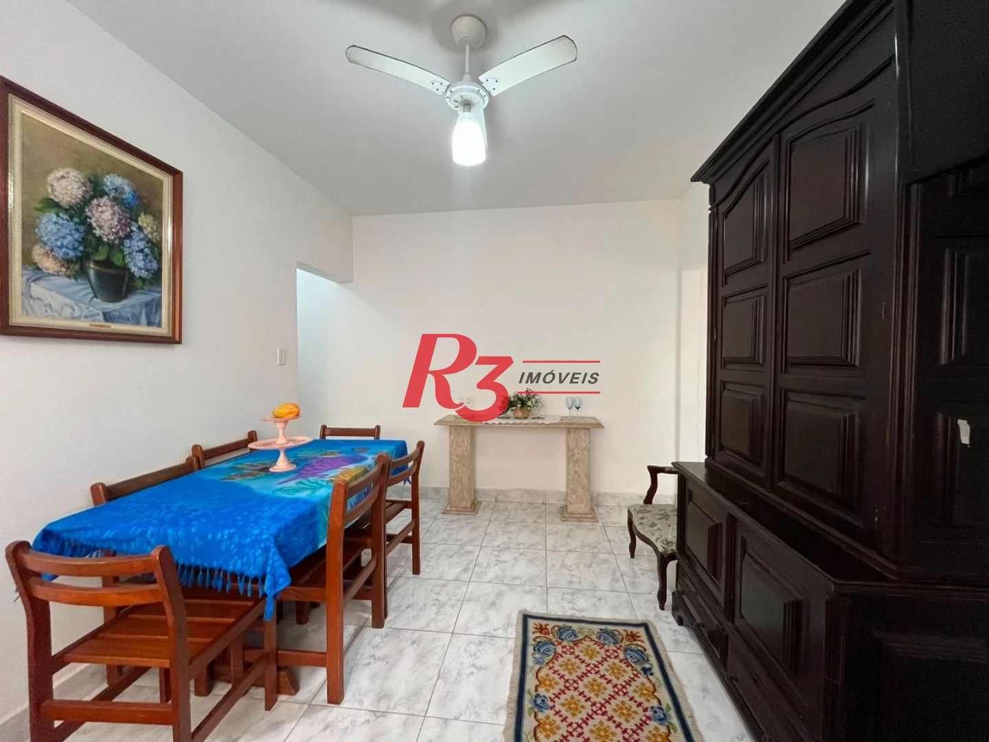 Apartamento com 1 dormitório à venda, 52 m² por R$ 415.000,00 - Boqueirão - Santos/SP