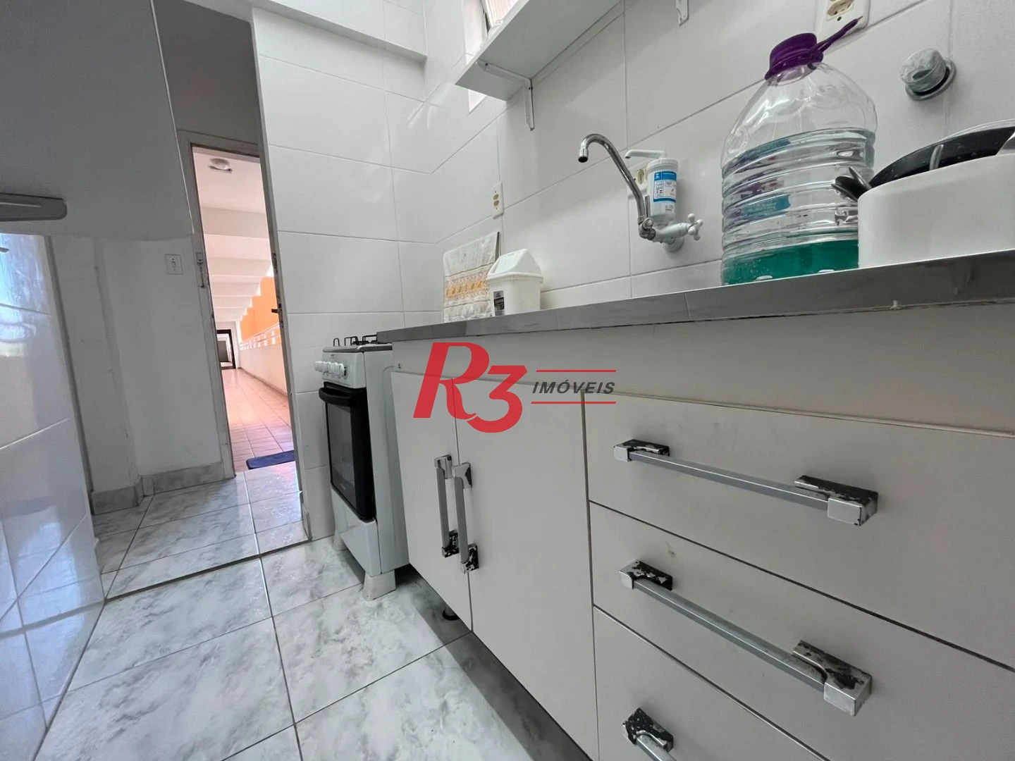 Apartamento com 1 dormitório à venda, 52 m² por R$ 415.000,00 - Boqueirão - Santos/SP