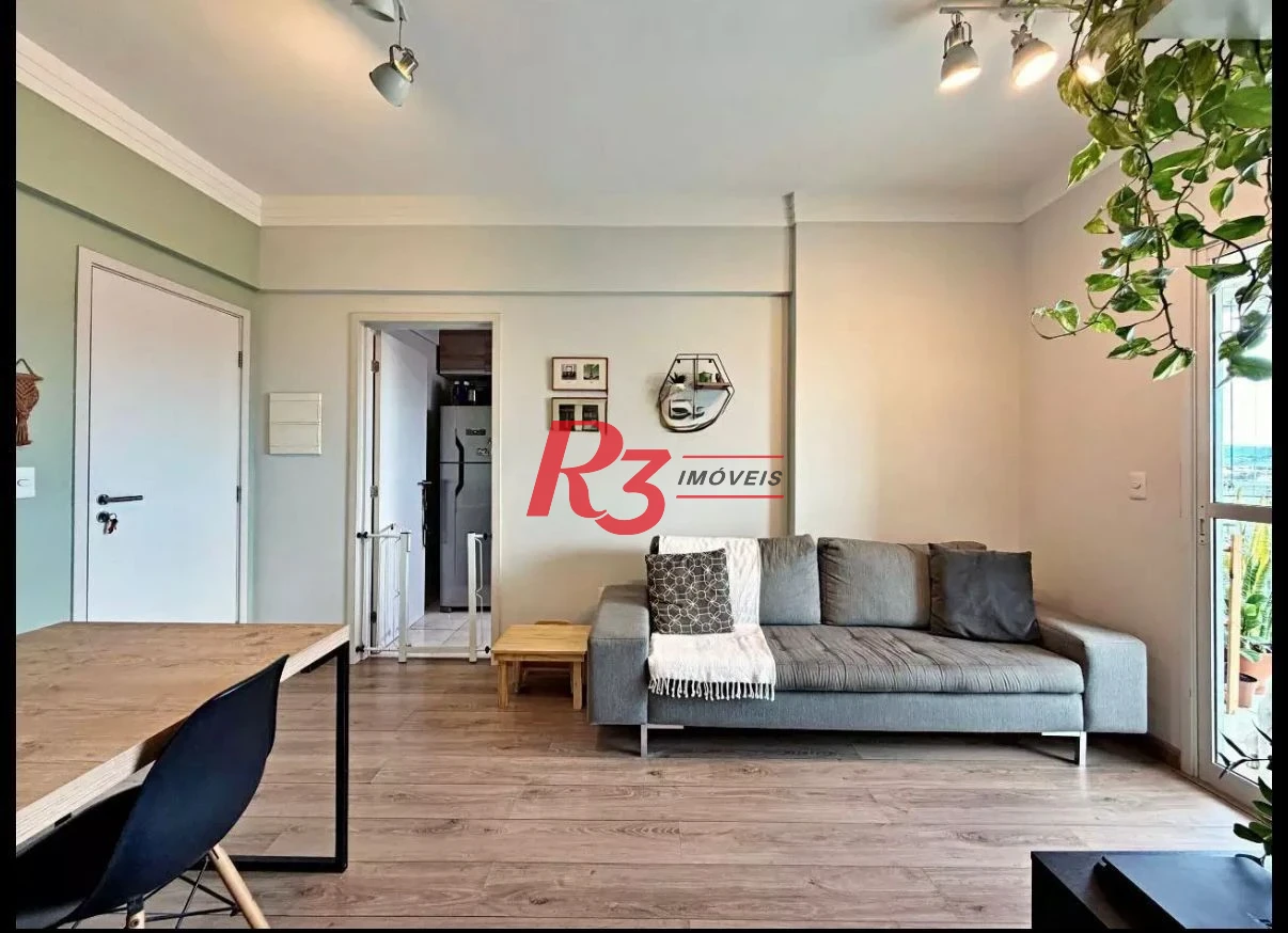 Apartamento com 2 dormitórios à venda, 65 m² por R$ 640.000,00 - Estuário - Santos/SP