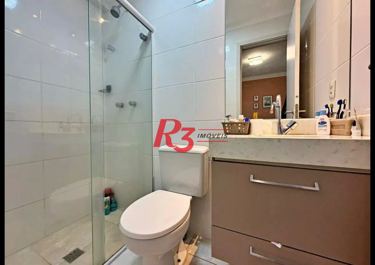Apartamento com 2 dormitórios à venda, 65 m² por R$ 640.000,00 - Estuário - Santos/SP