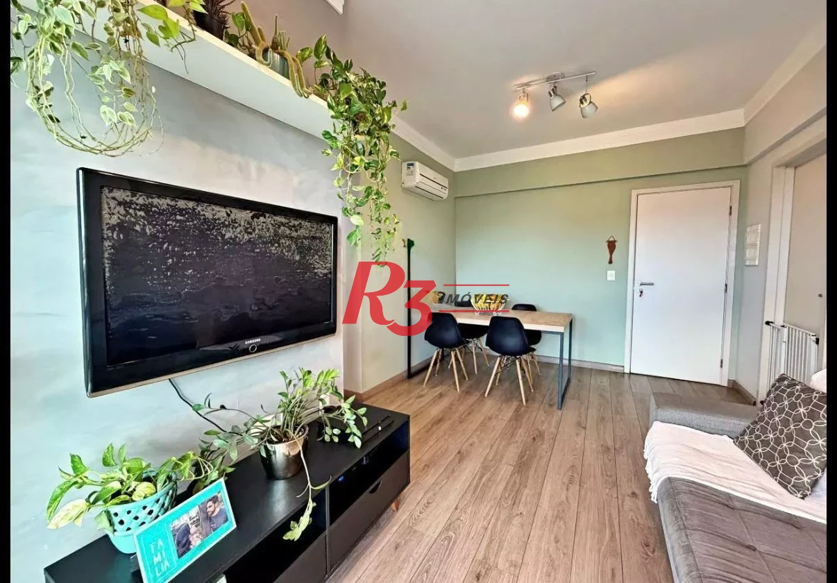Apartamento com 2 dormitórios à venda, 65 m² por R$ 640.000,00 - Estuário - Santos/SP