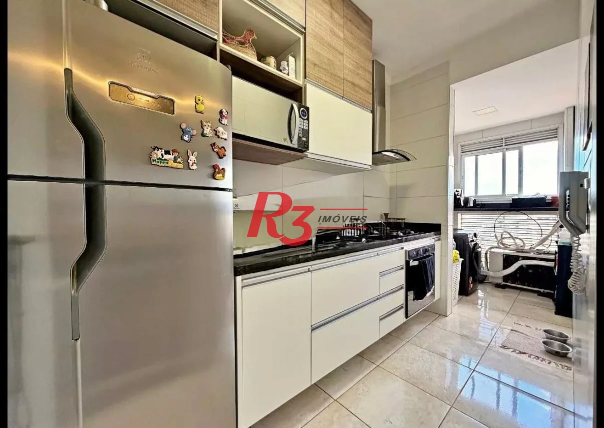 Apartamento com 2 dormitórios à venda, 65 m² por R$ 640.000,00 - Estuário - Santos/SP