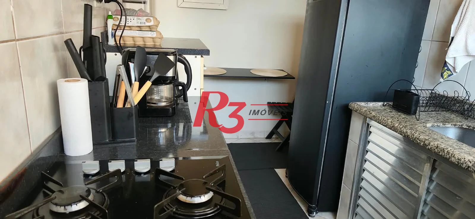 Apartamento com 1 dormitório à venda, 55 m² por R$ 410.000,00 - José Menino - Santos/SP