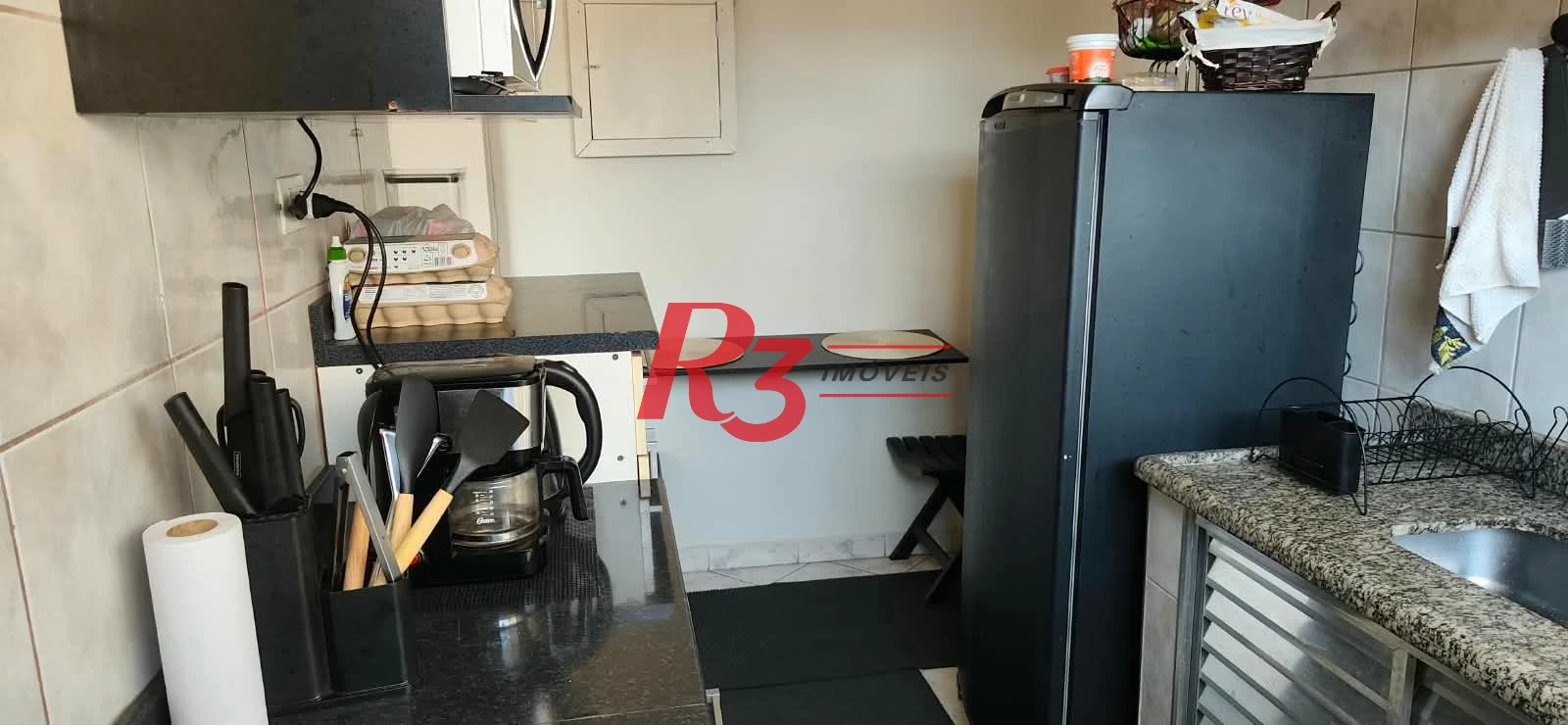 Apartamento com 1 dormitório à venda, 55 m² por R$ 410.000,00 - José Menino - Santos/SP