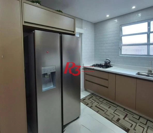 Apartamento com 3 dormitórios à venda, 134 m² por R$ 1.695.000,00 - Boqueirão - Santos/SP