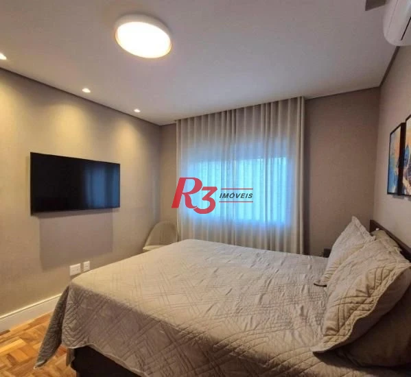 Apartamento com 3 dormitórios à venda, 134 m² por R$ 1.695.000,00 - Boqueirão - Santos/SP