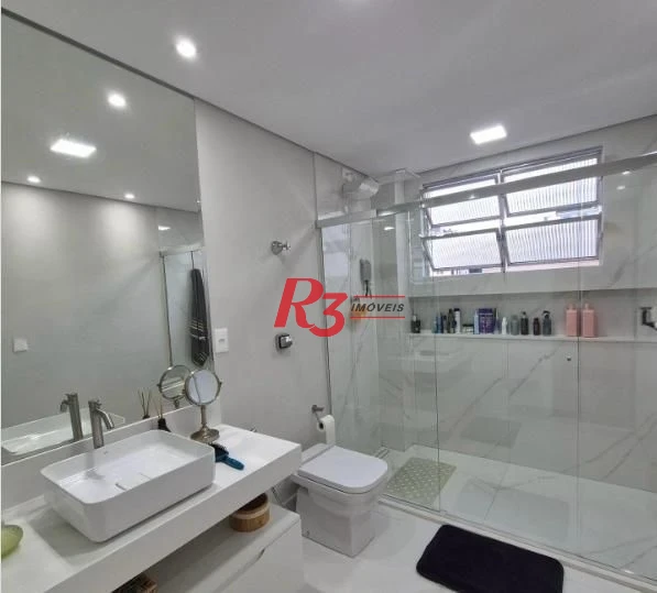 Apartamento com 3 dormitórios à venda, 134 m² por R$ 1.695.000,00 - Boqueirão - Santos/SP