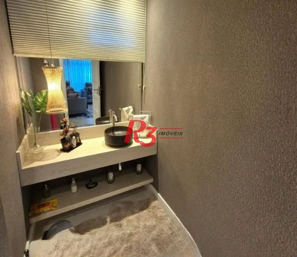 Apartamento com 3 dormitórios à venda, 134 m² por R$ 1.695.000,00 - Boqueirão - Santos/SP