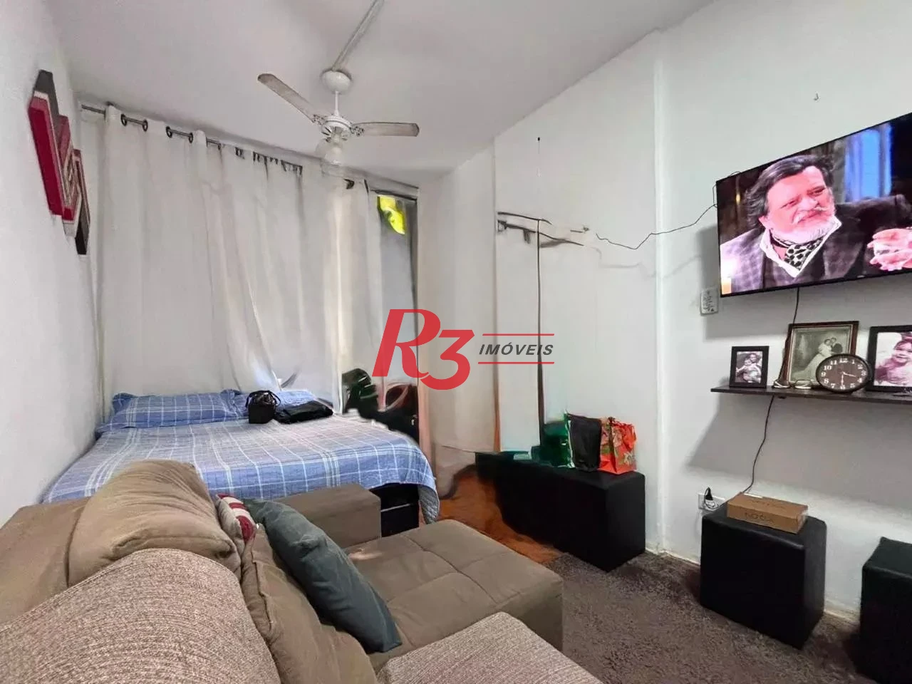 Kitnet com 1 dormitório à venda, 30 m² por R$ 300.000,00 - Aparecida - Santos/SP