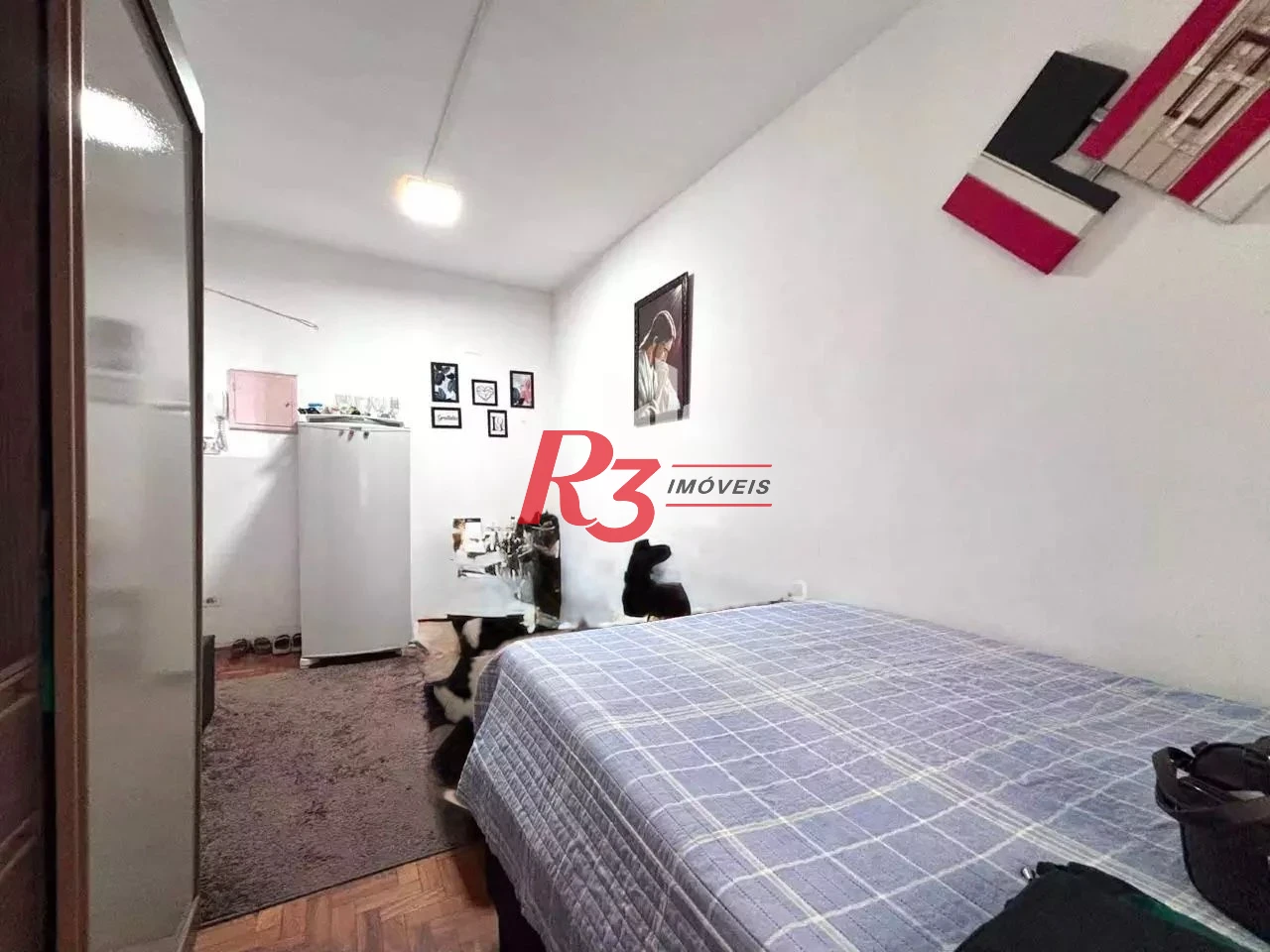 Kitnet com 1 dormitório à venda, 30 m² por R$ 300.000,00 - Aparecida - Santos/SP
