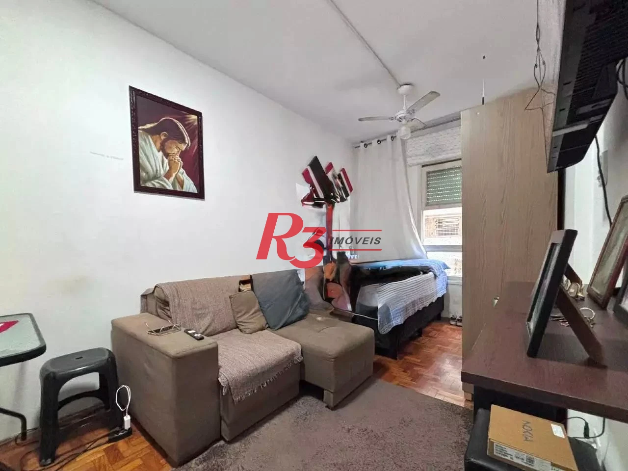 Kitnet com 1 dormitório à venda, 30 m² por R$ 300.000,00 - Aparecida - Santos/SP