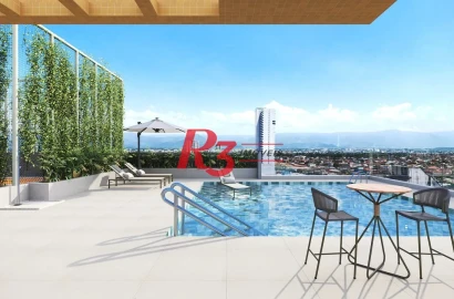 Apartamento com 1 dormitório à venda, 48 m² por R$ 390.000,00 - Centro - São Vicente/SP