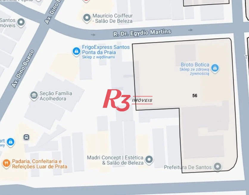 Terreno para alugar, 3996 m² por R$ 162.805,00/mês - Ponta da Praia - Santos/SP