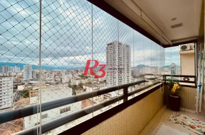Apartamento com 2 dormitórios à venda, 84 m² por R$ 1.050.000,00 - Embaré - Santos/SP