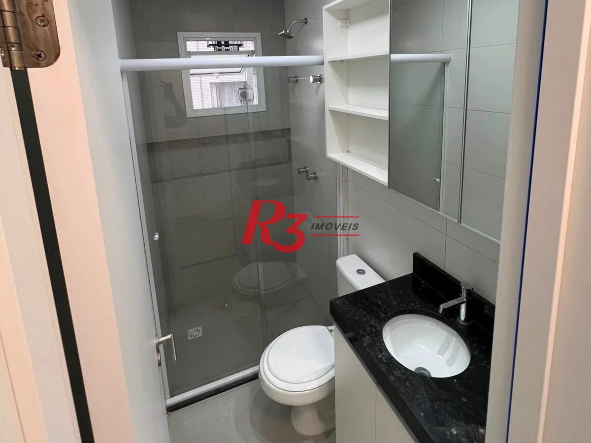 Apartamento para alugar, 67 m² por R$ 4.600,02/mês - Macuco - Santos/SP