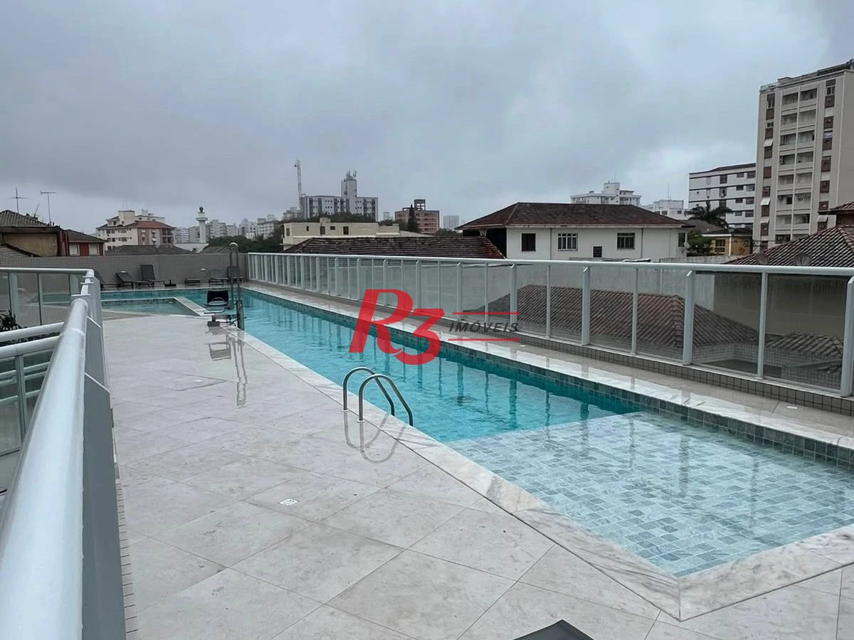 Apartamento para alugar, 67 m² por R$ 4.600,02/mês - Macuco - Santos/SP