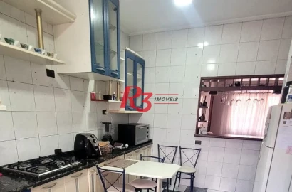 Apartamento com 2 dormitórios à venda, 81 m² por R$ 420.000,00 - Encruzilhada - Santos/SP