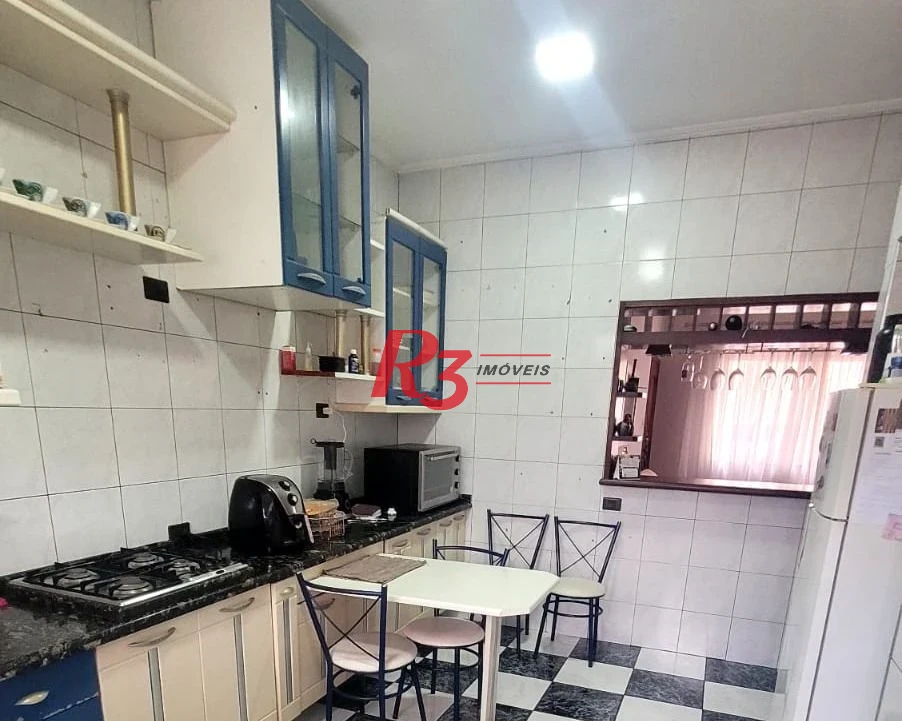 Apartamento com 2 dormitórios à venda, 81 m² por R$ 420.000,00 - Encruzilhada - Santos/SP