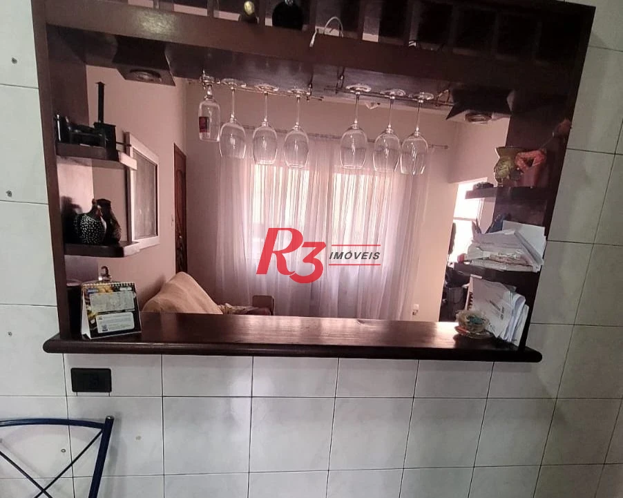 Apartamento com 2 dormitórios à venda, 81 m² por R$ 420.000,00 - Encruzilhada - Santos/SP
