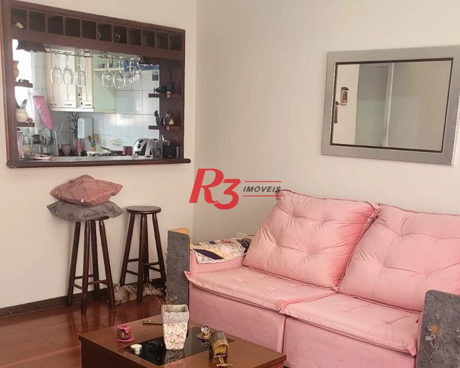 Apartamento com 2 dormitórios à venda, 81 m² por R$ 420.000,00 - Encruzilhada - Santos/SP