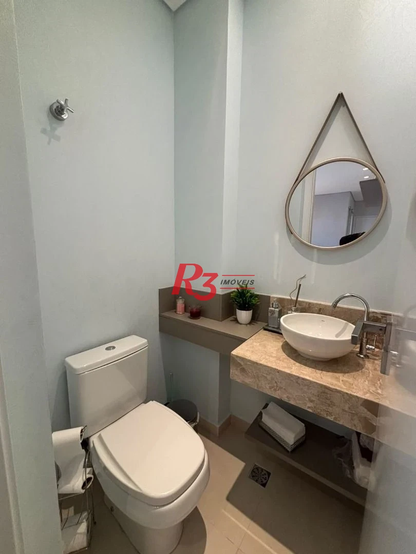 Apartamento com 3 dormitórios à venda, 115 m² por R$ 2.780.000,00 - José Menino - Santos/SP