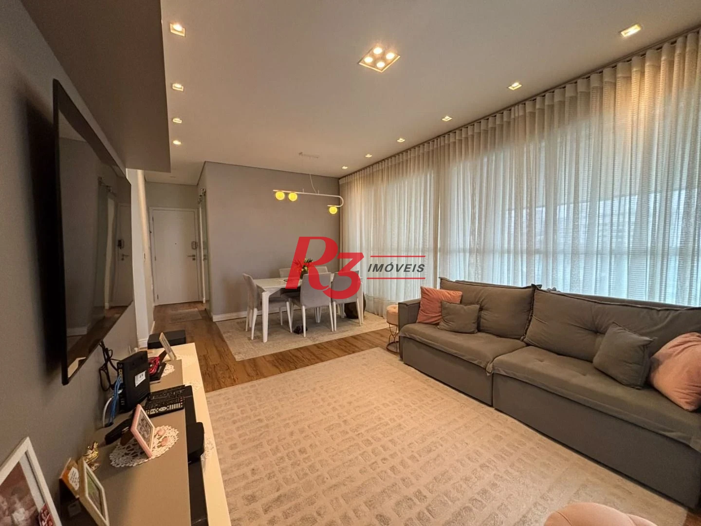 Apartamento com 3 dormitórios à venda, 115 m² por R$ 2.780.000,00 - José Menino - Santos/SP