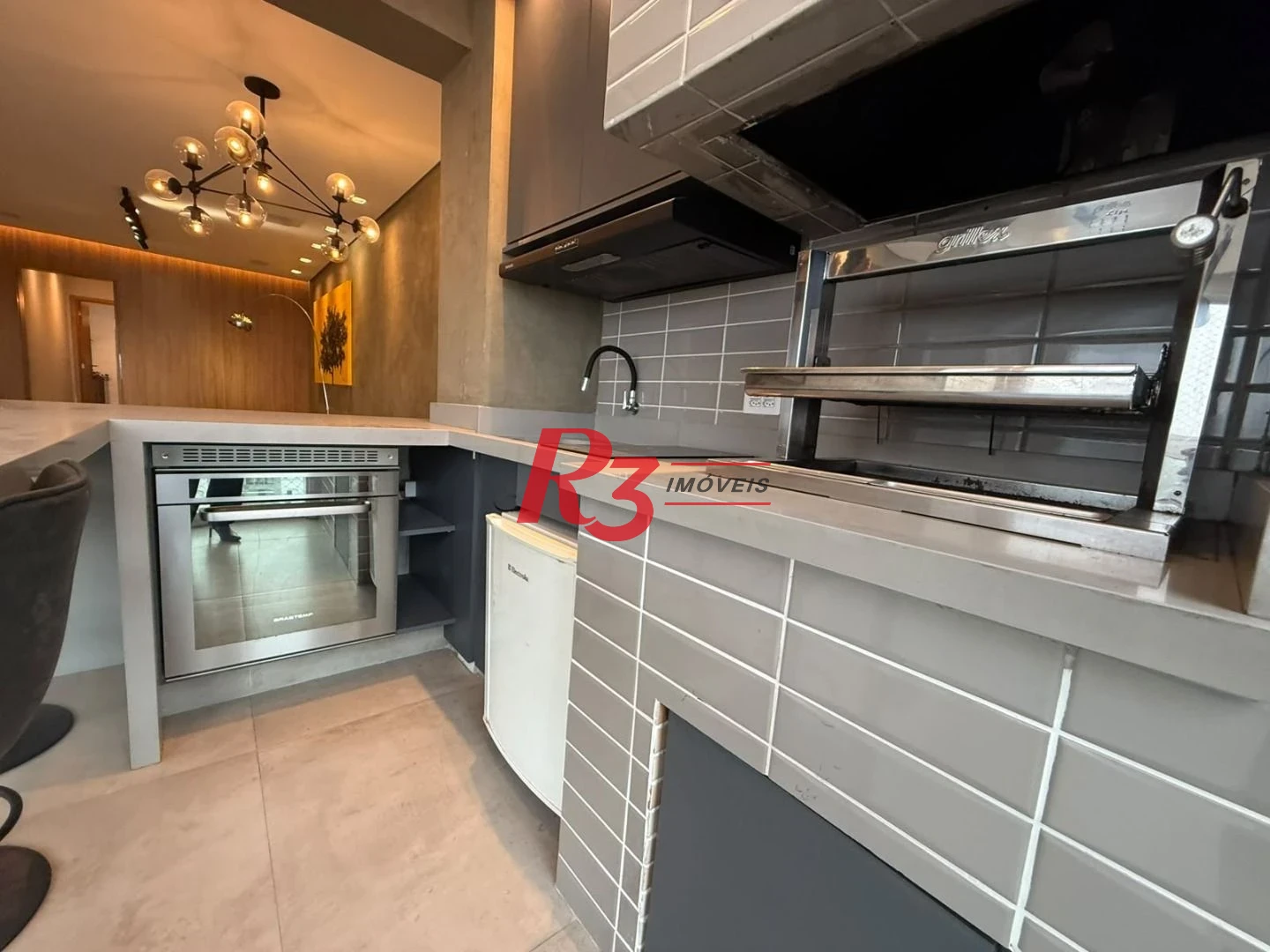Apartamento com 3 dormitórios para alugar, 119 m² por R$ 11.850,00/mês - Ponta da Praia - Santos/SP