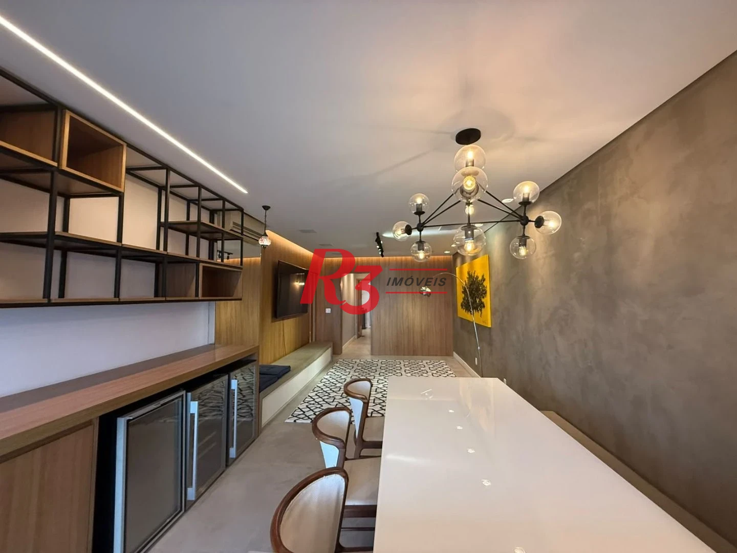 Apartamento com 3 dormitórios para alugar, 119 m² por R$ 11.850,00/mês - Ponta da Praia - Santos/SP