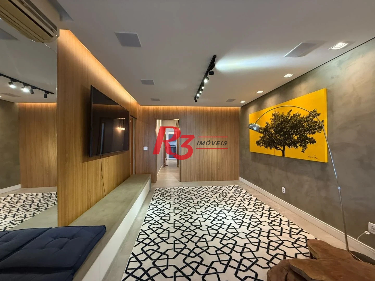 Apartamento com 3 dormitórios para alugar, 119 m² por R$ 11.850,00/mês - Ponta da Praia - Santos/SP