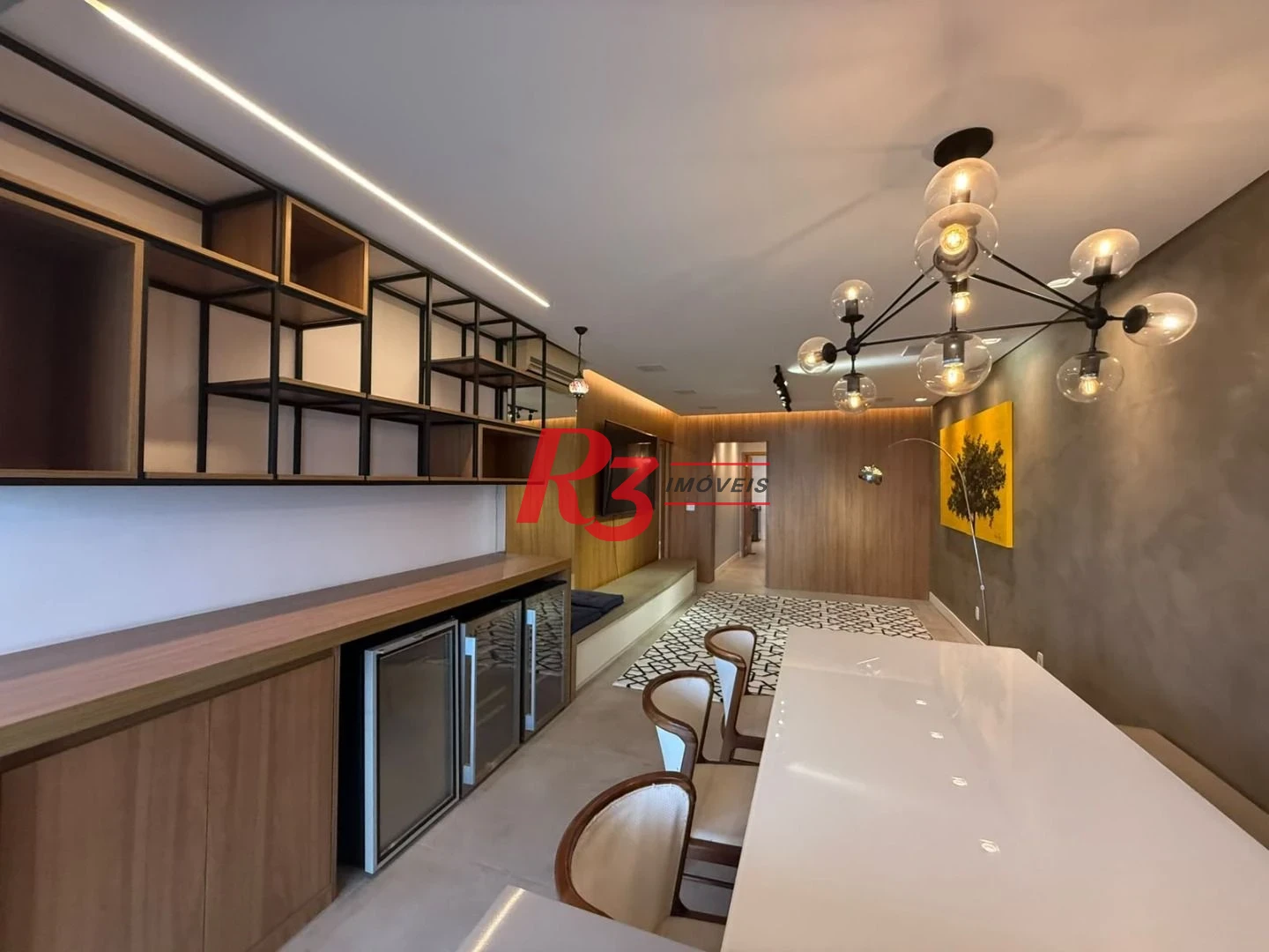 Apartamento com 3 dormitórios para alugar, 119 m² por R$ 11.850,00/mês - Ponta da Praia - Santos/SP