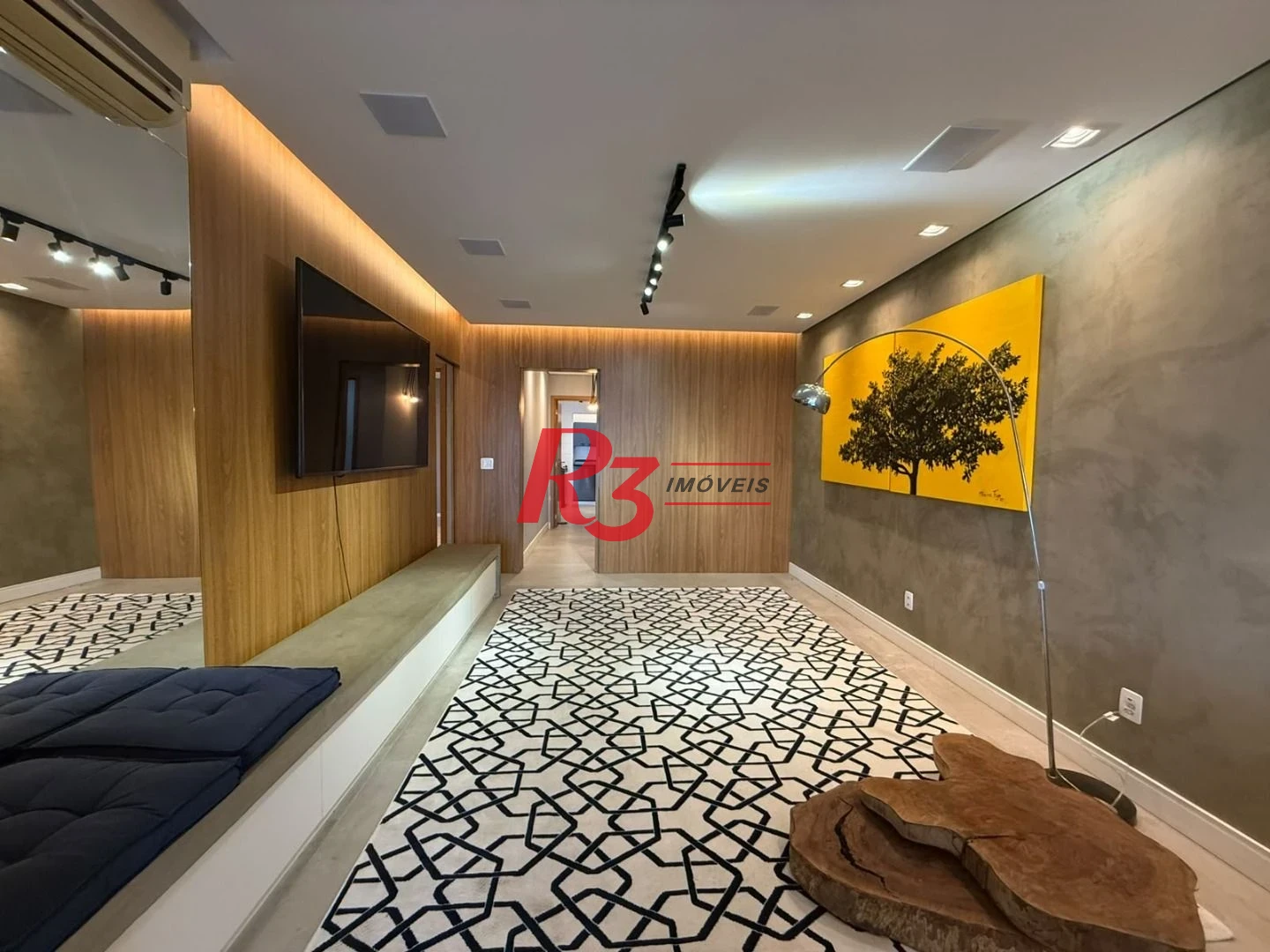 Apartamento com 3 dormitórios para alugar, 119 m² por R$ 11.850,00/mês - Ponta da Praia - Santos/SP