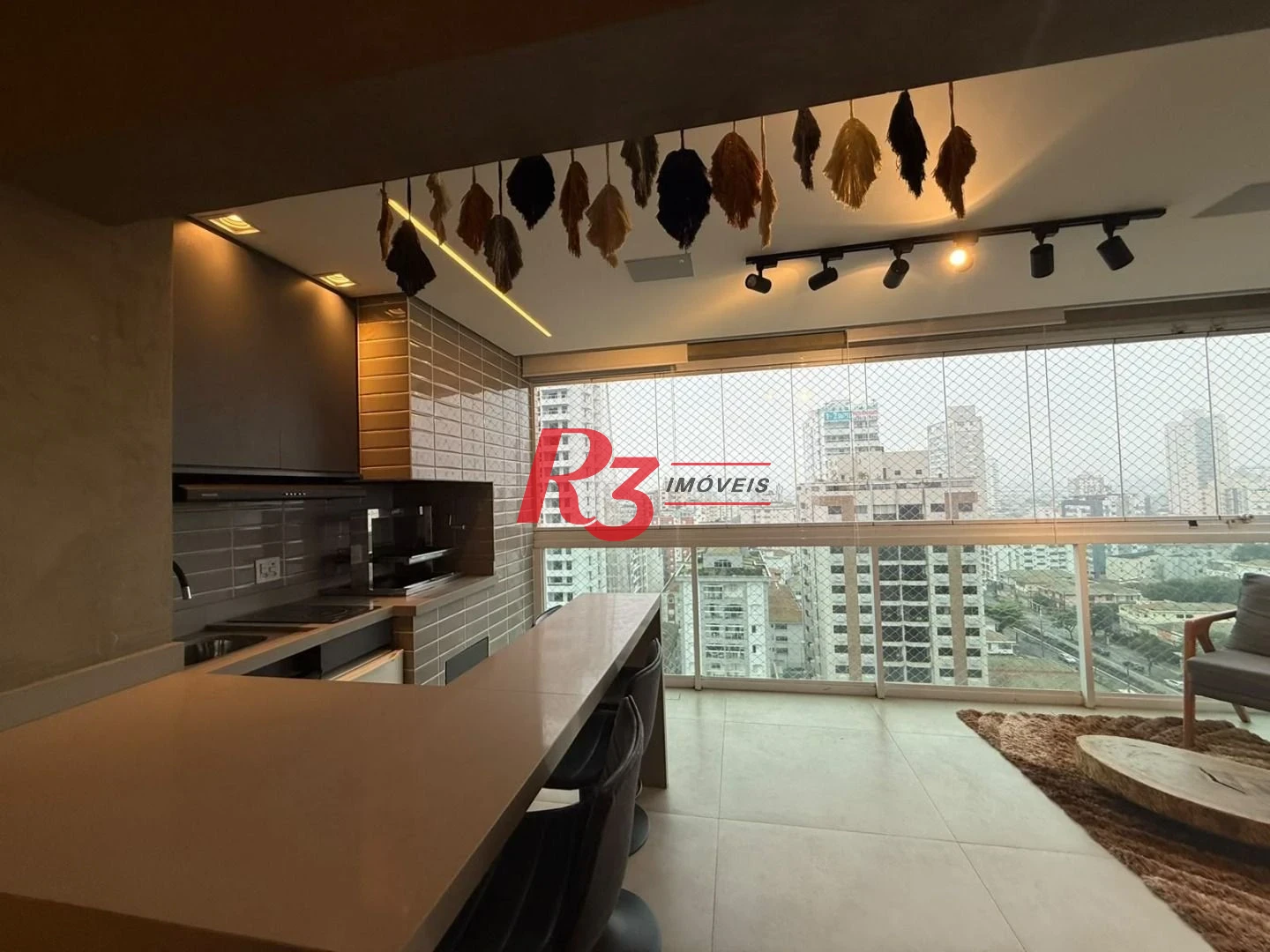 Apartamento com 3 dormitórios para alugar, 119 m² por R$ 11.850,00/mês - Ponta da Praia - Santos/SP