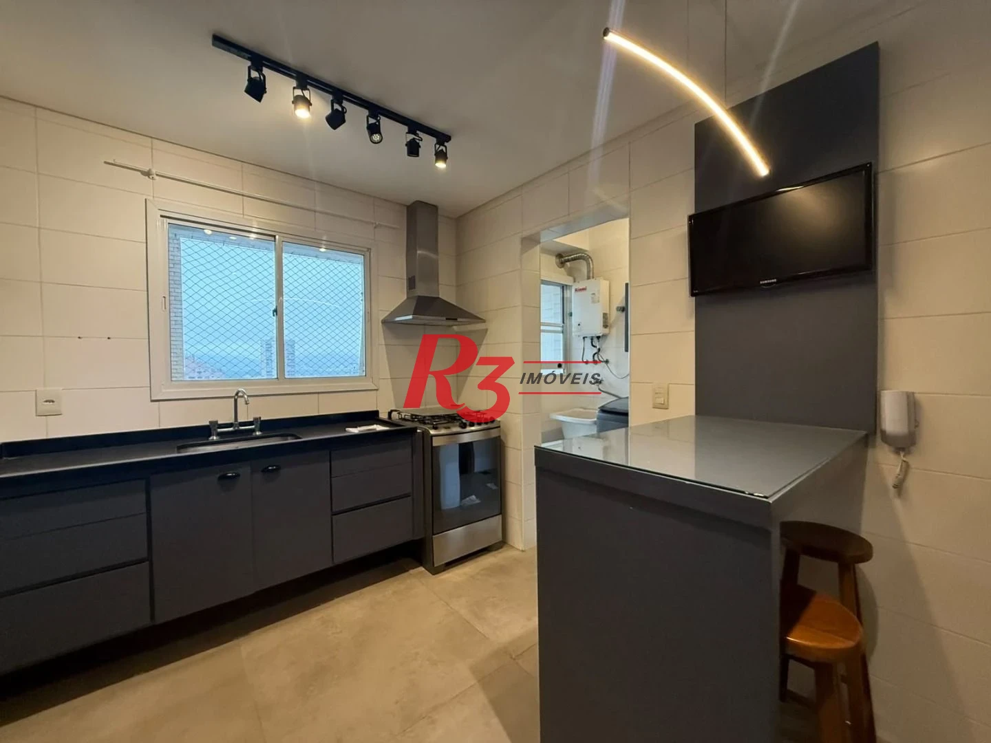 Apartamento com 3 dormitórios para alugar, 119 m² por R$ 11.850,00/mês - Ponta da Praia - Santos/SP