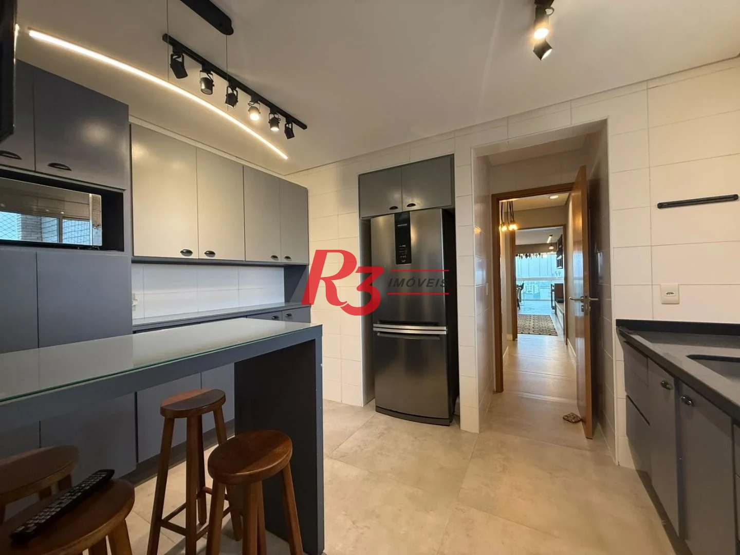 Apartamento com 3 dormitórios para alugar, 119 m² por R$ 11.850,00/mês - Ponta da Praia - Santos/SP