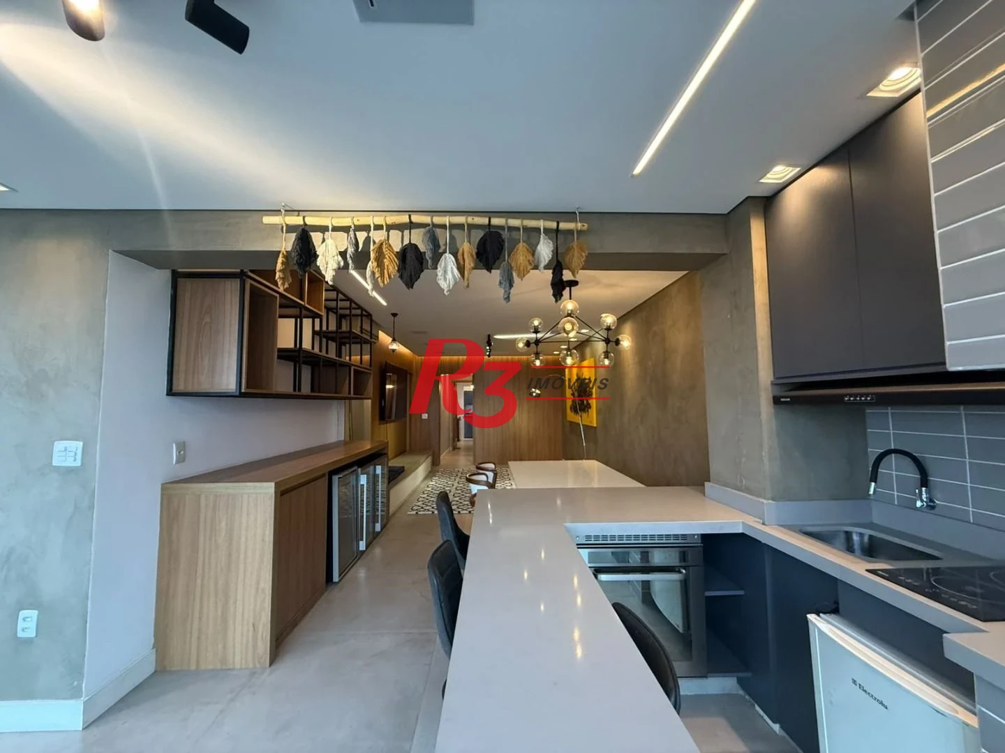 Apartamento com 3 dormitórios para alugar, 119 m² por R$ 11.850,00/mês - Ponta da Praia - Santos/SP